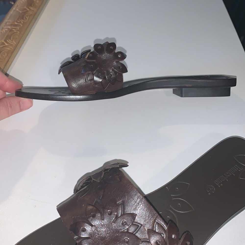 Womens Timberland leather slides - Picture 3 of 11